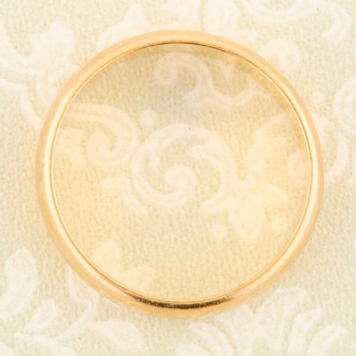 22CT GOLD WEDDING BAND RING 19591960 - ADDITIONAL PHOTO 4