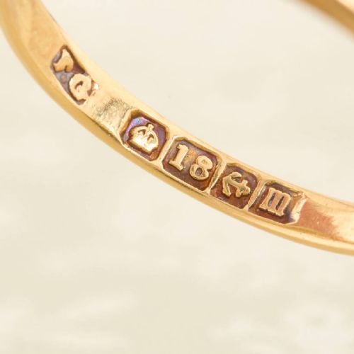 18CT GOLD OLD CUT DIAMOND SOLITAIRE RING - ADDITIONAL PHOTO 6