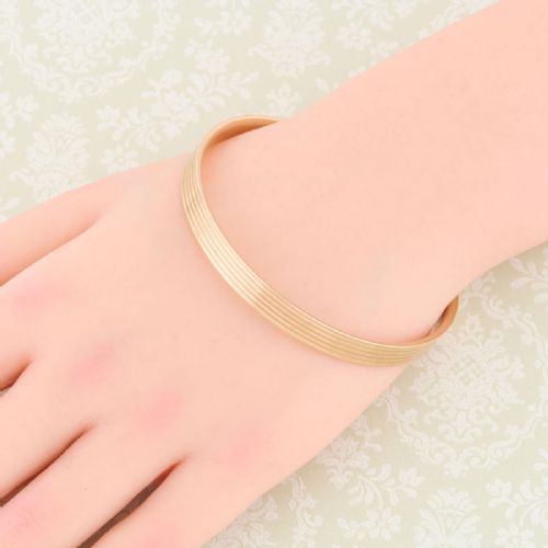 9CT ROSE GOLD METAL CORE BANGLE - ADDITIONAL PHOTO 4
