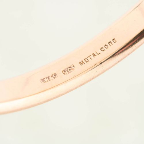9CT ROSE GOLD METAL CORE BANGLE - ADDITIONAL PHOTO 1