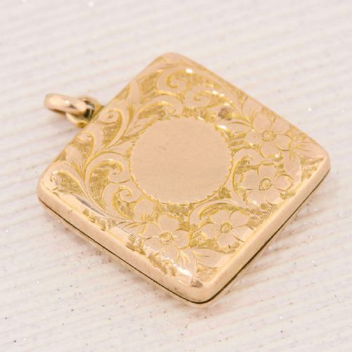 ROLLED GOLD 4 PHOTO FAMILY LOCKET - ADDITIONAL PHOTO 2