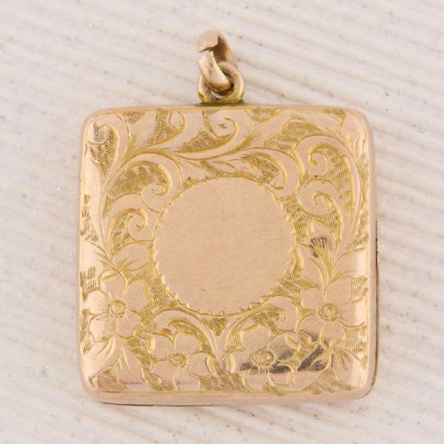 ROLLED GOLD 4 PHOTO FAMILY LOCKET - ADDITIONAL PHOTO 5