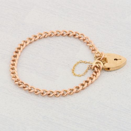9CT ROSE GOLD CHARM BRACELET - ADDITIONAL PHOTO 5