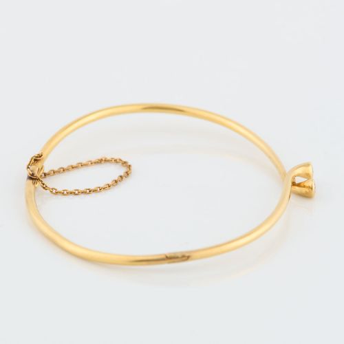 18CT GOLD DIAMOND CROSSOVER BANGLE - ADDITIONAL PHOTO 3