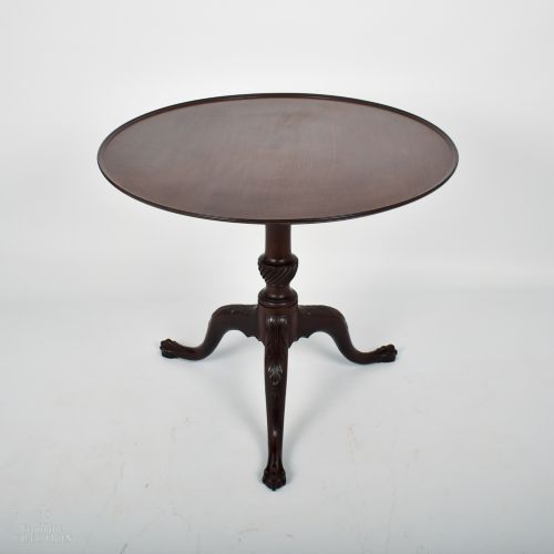 Georgian Mahogany Birdcage Table circa 1770