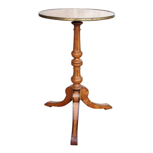 19TH CENTURY SATINWOOD TRIPOD WINE OR SIDE TABLE - ADDITIONAL PHOTO 1