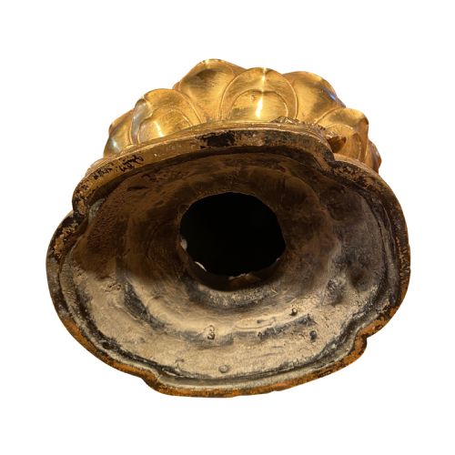 TIBETAN 19TH CENTURY GILT BRONZE BUDDHA DEITY FIGURE - ADDITIONAL PHOTO 4