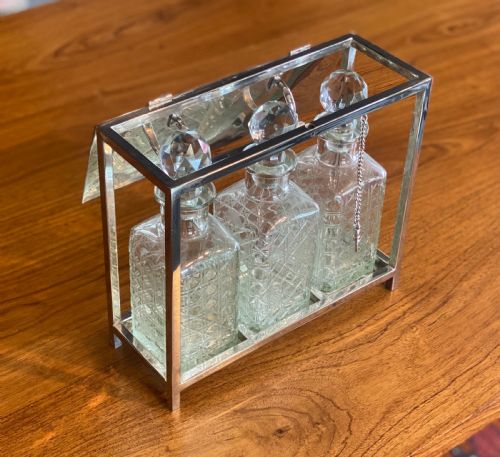 EARLY 20TH CENTURY SOL GOLDFEDER SILVER PLATED TANTALUS IN FINE CONDITION - ADDITIONAL PHOTO 1