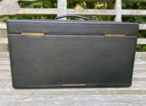 19TH CENTURY LEATHER BOUND LADIES JEWELLERY BOX OR CASKET BY W J MILNE MAKERS EDINBURGH - ADDITIONAL PHOTO 6