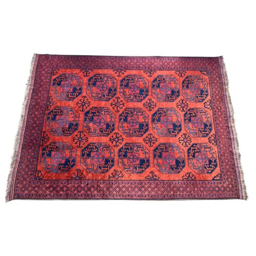 ANTIQUE HAND WOVEN TURKMEN TURKOMAN RUG C1930 - ADDITIONAL PHOTO 4