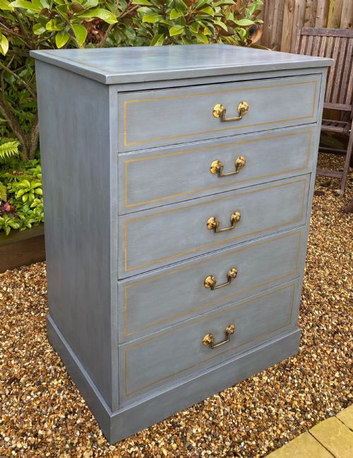 19TH CENTURY PAINTED CHEST OF DRAWERS - ADDITIONAL PHOTO 2