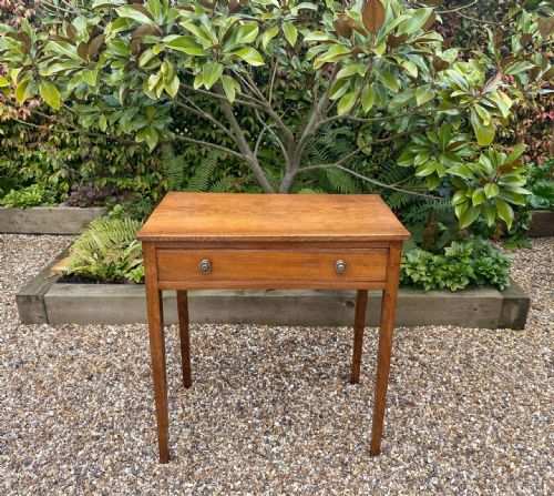georgian country elm side table c 1800 - CATEGORY: ANTIQUE TABLES - DATED GEORGIAN