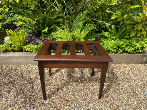 MAHOGANY LUGGAGE STAND - ADDITIONAL PHOTO 1