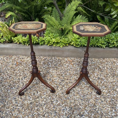 PAIR OF GEORGIAN MAHOGANY WINE TABLES - ADDITIONAL PHOTO 5
