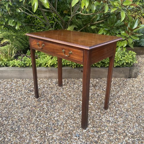 Georgian George III Mahogany Side Table C. 1770
