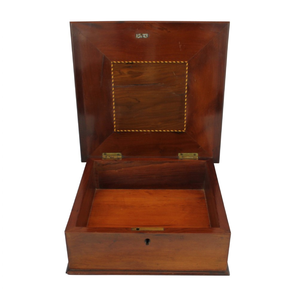 19th Century Killarney Ware Arbutus Box With Working Lock & Key View II
