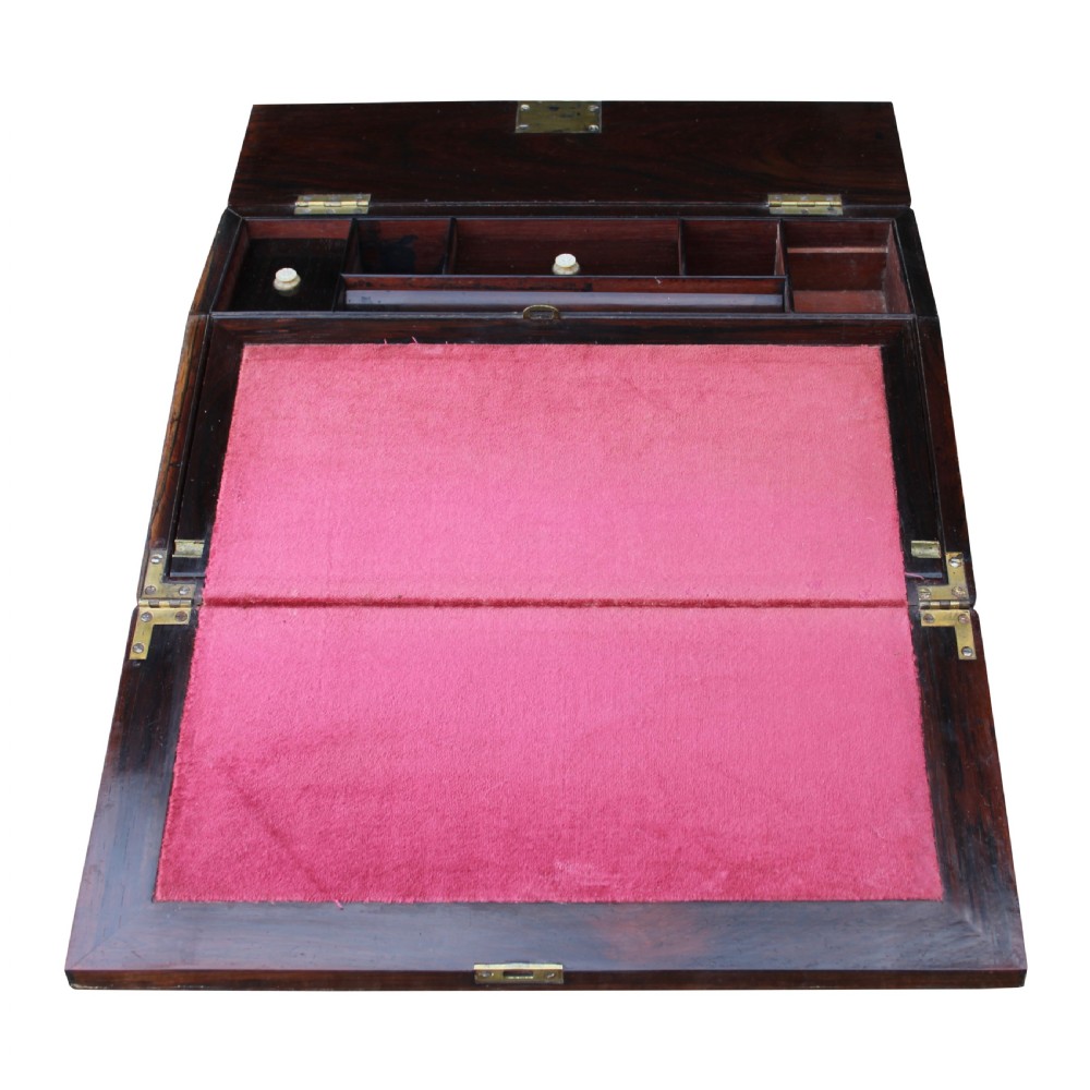19th Century Rosewood Writing Box View II