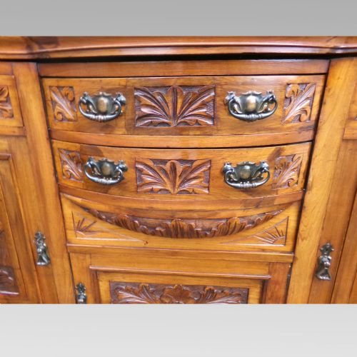 FABULOUS ANTIQUE EDWARDIAN ART NOUVEAU MAHOGANY SIDEBOARD STORAGE CUPBOARD - ADDITIONAL PHOTO 5