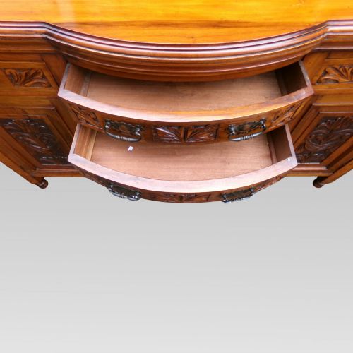 FABULOUS ANTIQUE EDWARDIAN ART NOUVEAU MAHOGANY SIDEBOARD STORAGE CUPBOARD - ADDITIONAL PHOTO 7