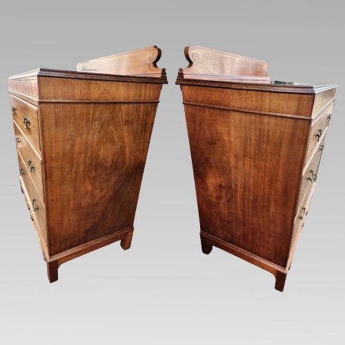 CHARMING ANTIQUE 19TH CENTURY VICTORIAN MAHOGANY CHEST OF DRAWERS - ADDITIONAL PHOTO 4