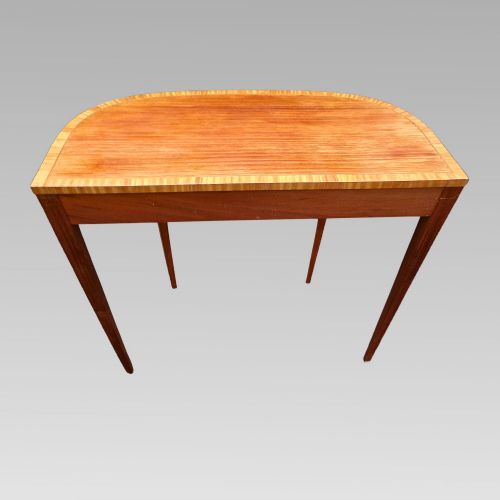 EXCEPTIONAL QUALITY SATINWOOD CROSSBANDED GEORGIAN STYLE HALL OR CONSOLE TABLE - ADDITIONAL PHOTO 8