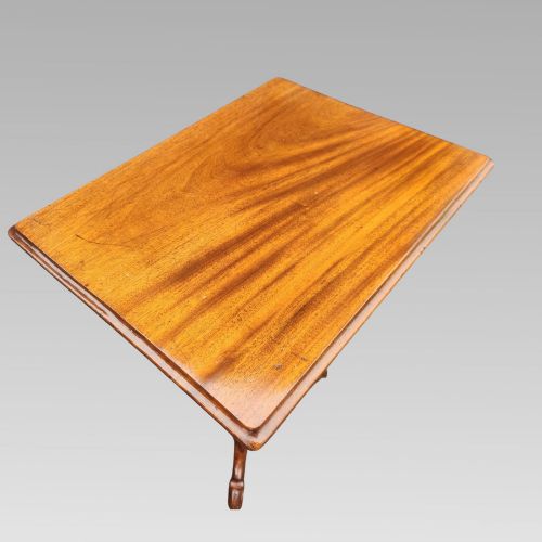 FABULOUS ANTIQUE 19TH CENTURY VICTORIAN MAHOGANY FOLDING SIDE LAMP HALL TABLE - ADDITIONAL PHOTO 5