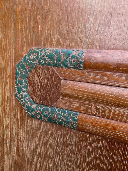HEALS ART DECO BEDROOM SUITE LIMED OAK WARDROBE DRESSING TABLE C1920 ANTIQUE - ADDITIONAL PHOTO 10