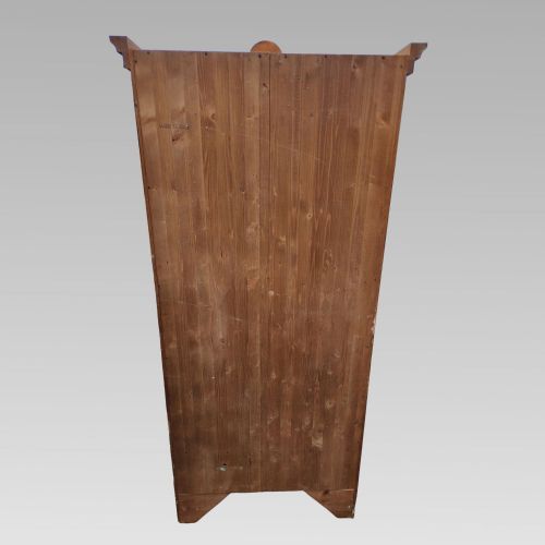 FABULOUS ANTIQUE ITALIAN POLYCHROME PAINTED WARDROBE OR BEDROOM STORAGE CUPBOARD - ADDITIONAL PHOTO 9