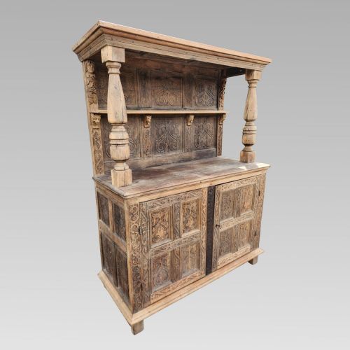 STUNNING ANTIQUE FRENCH CHATEAU RECLAIMED BUFFET SIDEBOARD KITCHEN DRESSER
