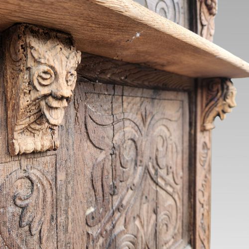 STUNNING ANTIQUE FRENCH CHATEAU RECLAIMED BUFFET SIDEBOARD KITCHEN DRESSER - ADDITIONAL PHOTO 10