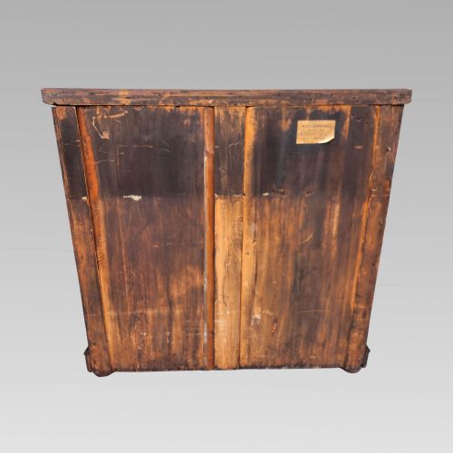FABULOUS ANTIQUE VICTORIAN MAHOGANY CHEST OF DRAWERS W TURNED KNOB HANDLES - ADDITIONAL PHOTO 7