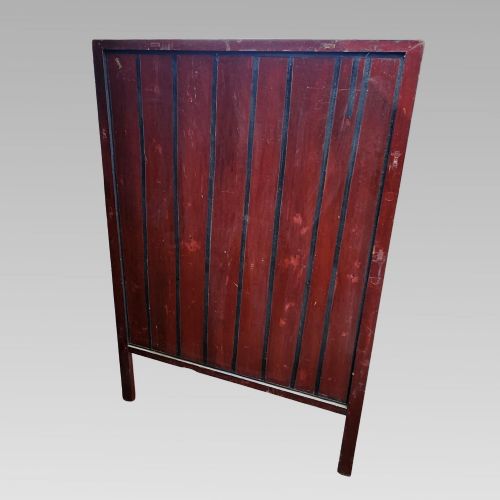 EXCEPTIONAL ANTIQUE CHINESE CHINOISERIE ORIENTAL RED STORAGE MARRIAGE CABINET - ADDITIONAL PHOTO 9