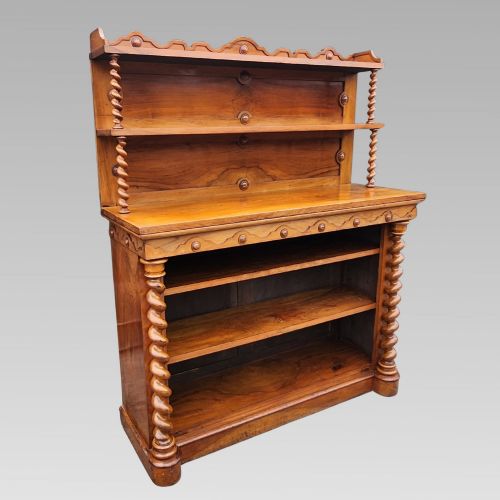 RARE FABULOUS ANTIQUE VICTORIAN WALNUT BUFFET SIDEBOARD DRESSER BOOKCASE C1880