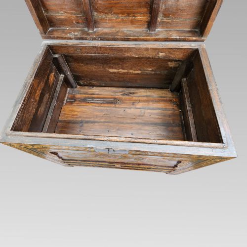 EXCEPTIONAL LARGE ANTIQUE QING DYNASTY ORIENTAL CHINESE DRAGON STORAGE CHEST BOX - ADDITIONAL PHOTO 6