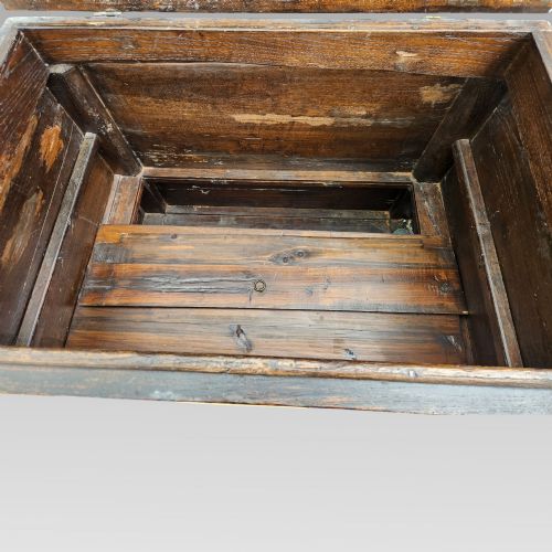 EXCEPTIONAL LARGE ANTIQUE QING DYNASTY ORIENTAL CHINESE DRAGON STORAGE CHEST BOX - ADDITIONAL PHOTO 7