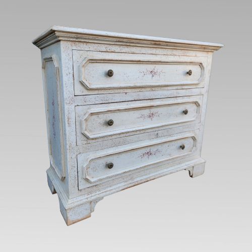 Stunning Hand Painted Swedish Antique Original Quality Chest of Drawers