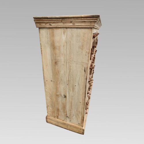 FABULOUS UNIQUE HIGH QUALITY ANTIQUE INDIAN RECLAIMED TEAK STORAGE CUPBOARD - ADDITIONAL PHOTO 6