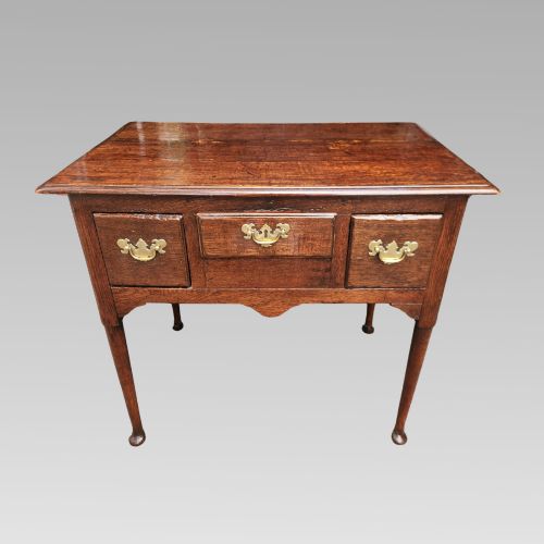 Stunning Fine Antique Georgian Oak Lowboy Hall Side Table w/ Drawers