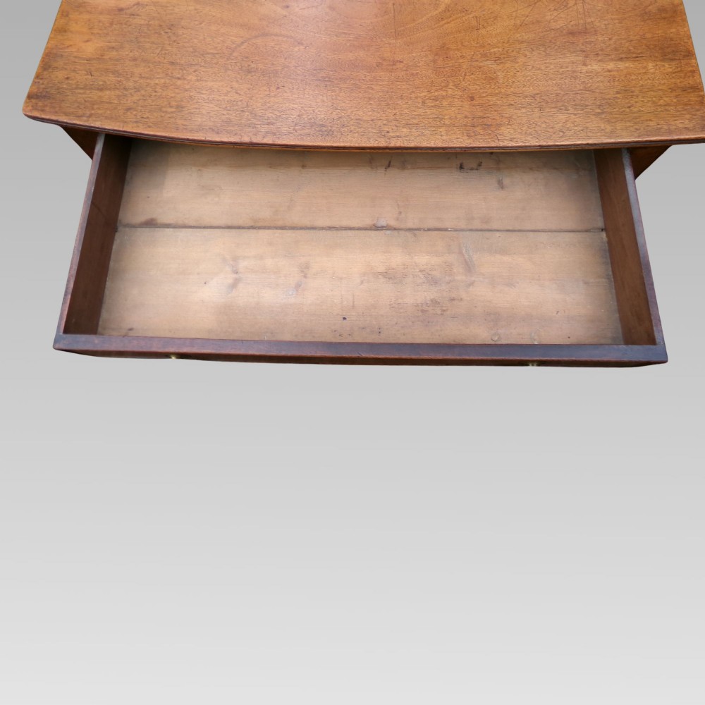 Exceptional Antique 19th Century Mahogany Hall or Side Table w/ Drawer View VIII