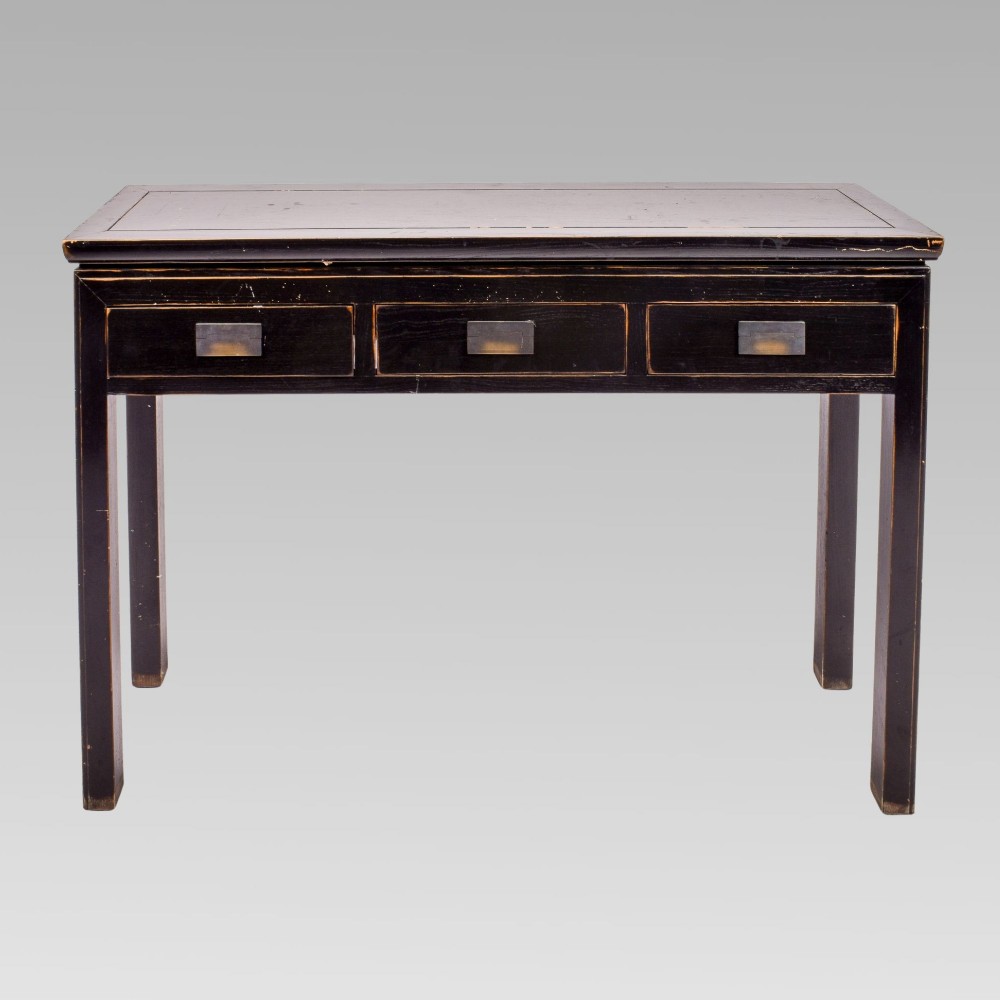 Original Quality Lombok Oriental Chinese Laquer Sideboard Hall or Console Table