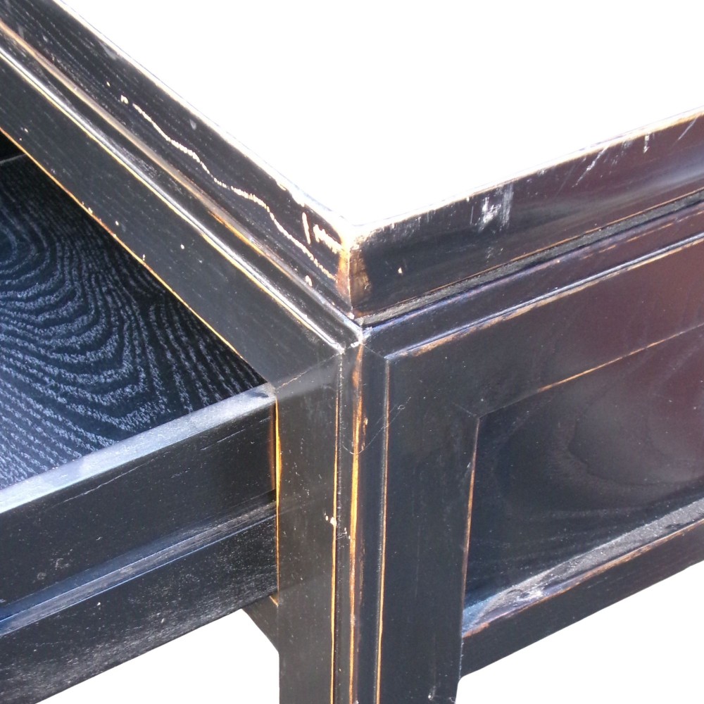 Original Quality Lombok Oriental Chinese Laquer Sideboard Hall or Console Table View V