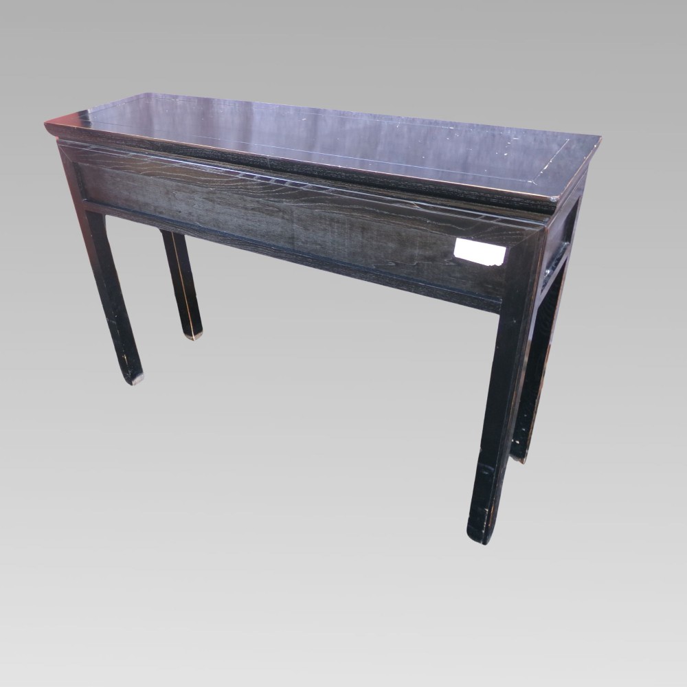 Original Quality Lombok Oriental Chinese Laquer Sideboard Hall or Console Table View VI