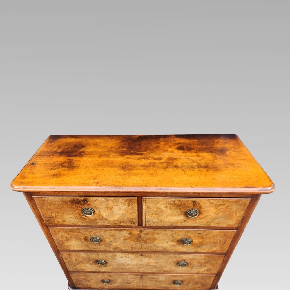 Fabulous Antique 19th Century Victorian Walnut Chest of Drawers View IV