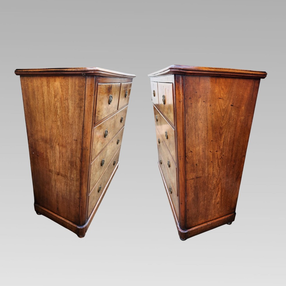 Fabulous Antique 19th Century Victorian Walnut Chest of Drawers View V