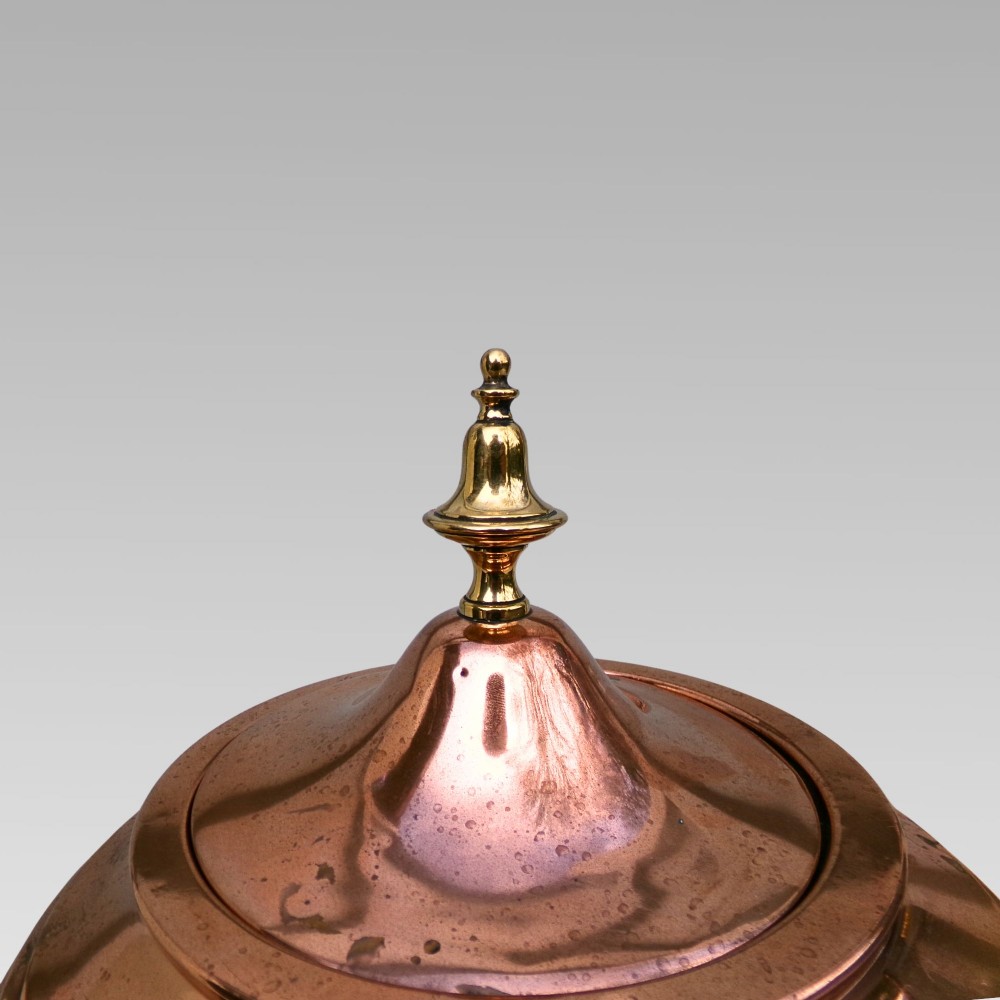 Stunning Antique 19 Century Polished Copper & Brass Samovar, Kitchenalia View VI