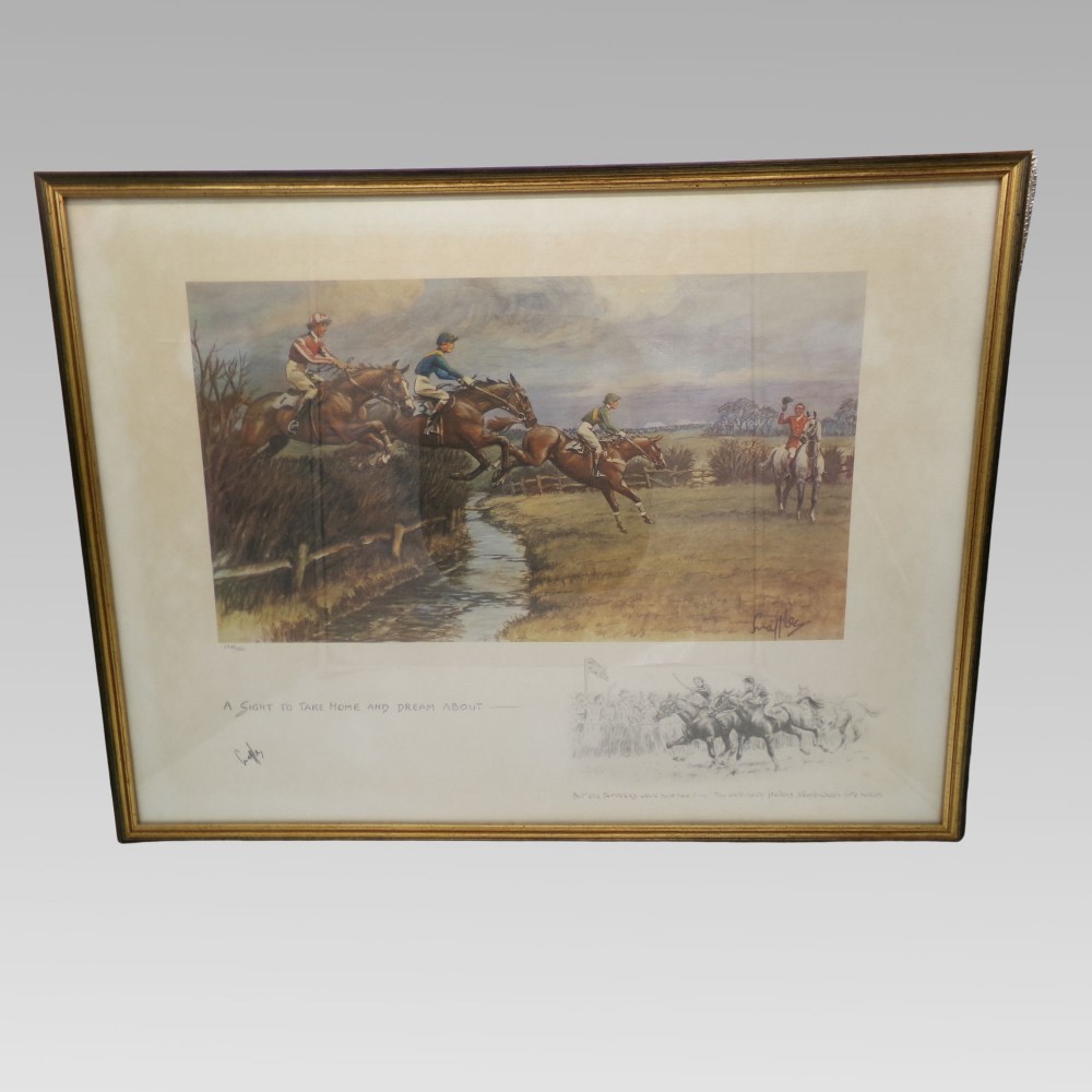 Snaffles Charles Johnson Payne Limited Edition 173 English Horse Racing Print