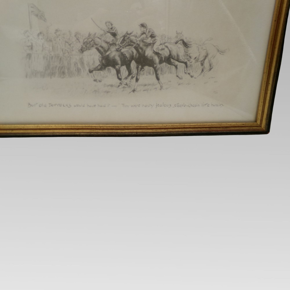 Snaffles Charles Johnson Payne Limited Edition 173 English Horse Racing Print View II