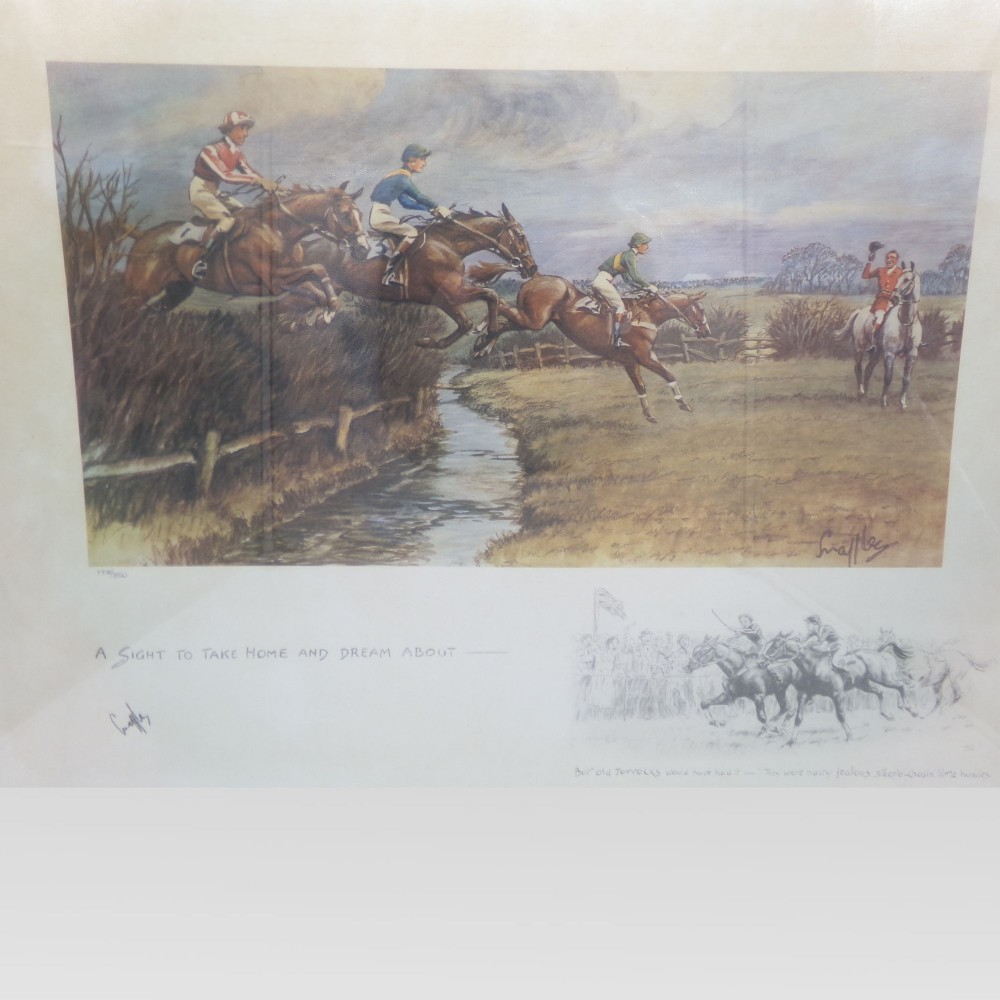 Snaffles Charles Johnson Payne Limited Edition 173 English Horse Racing Print View IV