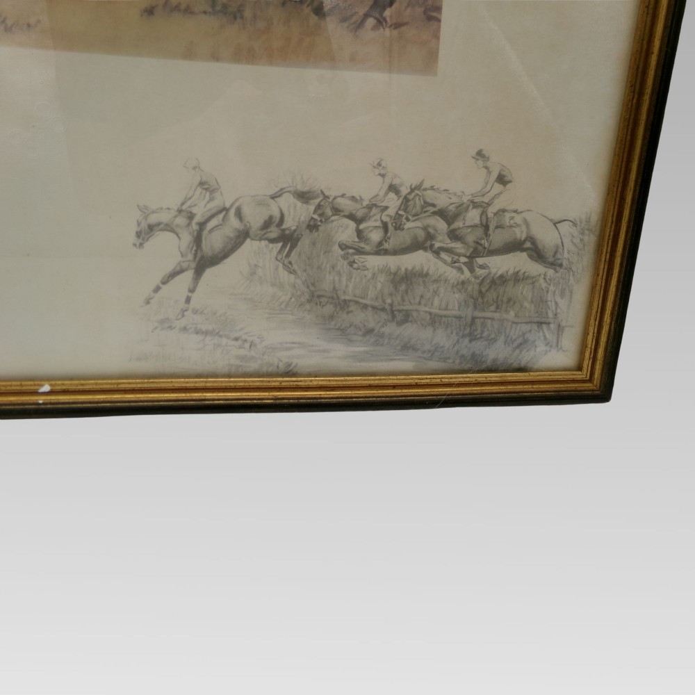 Snaffles Charles Johnson Payne Limited Edition 173 English Horse Racing Print View IV