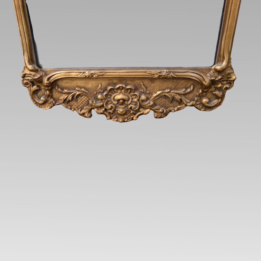 Original Quality Vintage Gold Gilt Acanthus Leaf Wall Mirror View III